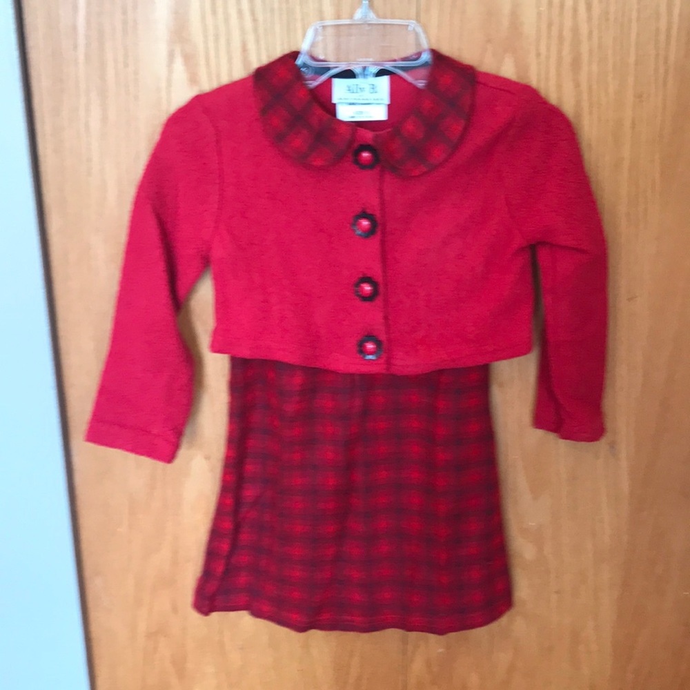 EUC Ally B. Girls 2pc dress/jacket. Size 5